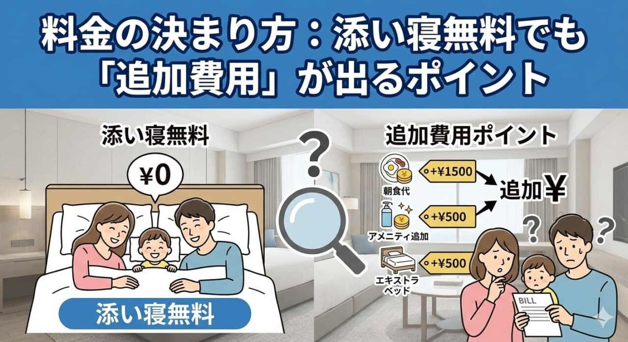 料金の決まり方：添い寝無料でも「追加費用」が出るポイント