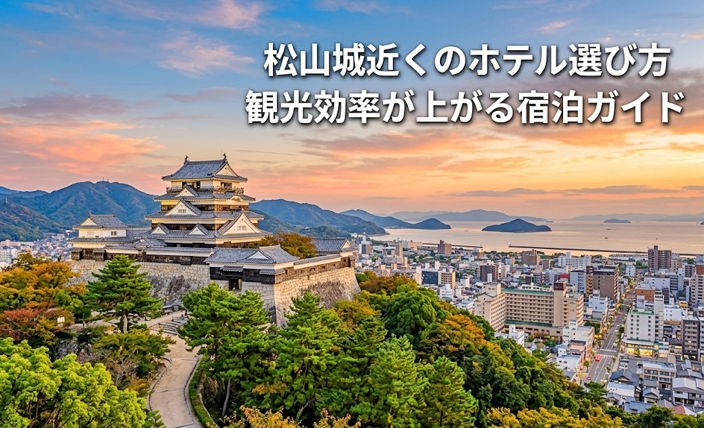 松山城近くのホテル選び方｜観光効率が上がる宿泊ガイド